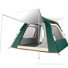 New full-automatic camping four-corner tent outdoor thickened rainproof pop-up double four-sided tent